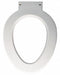 Bemis Elongated, Lift Toilet Seat Type, Closed Front Type, Includes Cover No, White - GR4LE-000