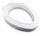 Bemis Elongated, Lift Toilet Seat Type, Closed Front Type, Includes Cover No, White - GR4LE-000