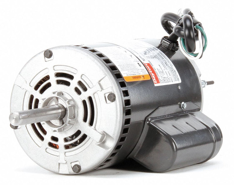 Dayton 1 HP Direct Drive Blower Motor, Permanent Split Capacitor, 1140 Nameplate RPM, 115/230 Voltage - 5BE68