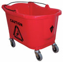 Tough Guy 8-3/4 gal. Red Plastic, Polypropylene Mop Bucket, 1 EA - 5CJJ2