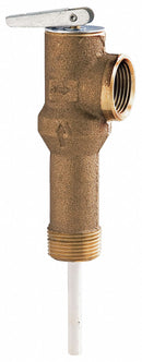 Watts Temperature and Pressure Relief Valve, 105,000 BtuH, 150 psi, 2 1/2 in Thermostat Length - 3/4 LF LL100XL