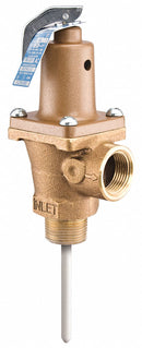 Watts Temperature and Pressure Relief Valve, 180,000 BtuH, 125 psi, 5 in Thermostat Length - 3/4 LF 40 L