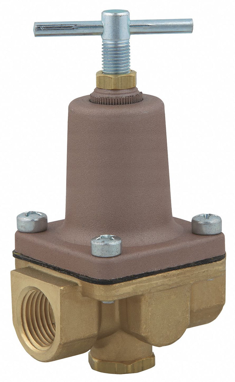 Watts Pressure Regulator, Lead Free Brass, 3 to 50 psi - 1/2 LF 26AB