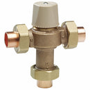 Watts 1/2 in Solder Inlet Type Mixing Valve, Brass, 0.5 to 23 gpm - 1/2 LF MMV-US