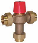 Watts 1/2 in FNPT Inlet Type Mixing Valve, Brass, 0.5 to 23 gpm - 1/2 LF 1170-UT-2 1/2"