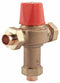 Watts 1/2 in Solder Inlet Type Mixing Valve, Brass, 0.5 to 23 gpm - 1/2 LF 1170-US