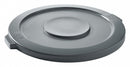 Tough Guy Trash Can Top, Round, Flat, 32 gal, Gray - 5DMW9