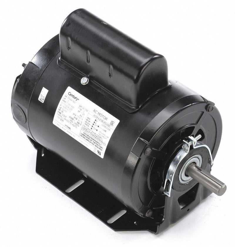 Century Evaporative Cooler Motor, Capacitor-Start, Open, 1 HP, Nameplate RPM 1725 - V1104BL