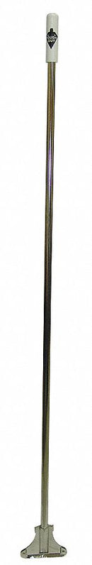 Tough Guy Wet Mop Handle, Quick Change Mop Connection Type, Gray, Stainless Steel, 60" Handle Length - 5EHJ3