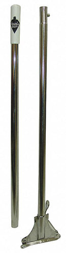 Tough Guy Wet Mop Handle, Quick Change Mop Connection Type, Gray, Stainless Steel, 60" Handle Length - 5EHJ4