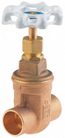 Milwaukee Valve Gate Valve, Lead-Free Bronze, Solder Connection Type, Pipe Size - Valves 3/4 in - UP115 3/4