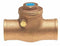 Milwaukee Valve Check Valve, 1/2 in, Single, Inline Swing, Bronze, Sweat x Sweat - UP1509 1/2