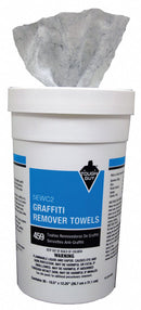 Tough Guy Graffiti and Paint Remover Towels, 10-1/2 x 12-1/4 in, Varies - 5EWC2