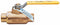 Apollo Ball Valve, Lead-Free Bronze, Inline, 2-Piece, Pipe Size 2 in, Tube Size 2 in - 70LF-208-01