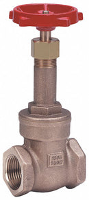 Milwaukee Valve Gate Valve, Valve Class Class 150, Bronze, FNPT Connection Type, Pipe Size - Valves 2 1/2 in - 1150 2-1/2"
