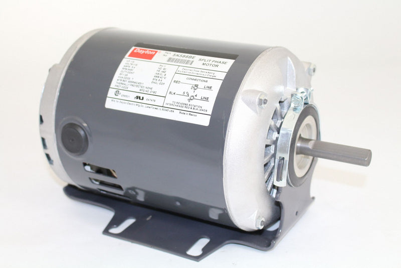 Dayton 1/3 HP, General Purpose Motor, Split-Phase, 3450 Nameplate RPM, 115 Voltage, 48Z Frame - 5K586