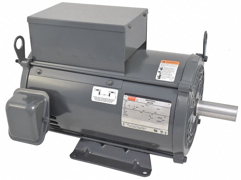 Dayton 7 1/2 HP, General Purpose Motor, Capacitor-Start/Run, 1740 Nameplate RPM, 230 Voltage - 5K677