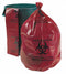 AbilityOne Biohazard Bags, 45 gal., LLDPE, Red, Infectious Waste, PK 100 - 8105-01-517-5540