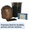 AbilityOne Trash Bag, 33 gal., LLDPE, Flat Pack, Brown, PK 125 - 8105-01-183-9769