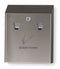 Rubbermaid 1 1/2 gal Cigarette Receptacle, 12 1/2 in Height, 10 in Base Dia., Metal, Black - FGR1012EBK