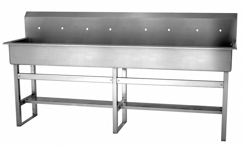 Sani-Lav Sani-Lav, 4, Floor, Stainless Steel, Wash Station - 58F8