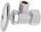 Top Brand Chrome Plated Multi-Turn Supply Stop, Compression Inlet Type, 125 psi - 29-1019LF