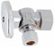 Top Brand Chrome Plated Quarter-Turn Supply Stop, FNPT Inlet Type, 125 psi - 26-1001LF