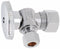 Top Brand Chrome Plated Quarter-Turn Supply Stop, Compression Inlet Type, 125 psi - 26-1019LF