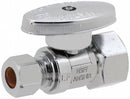 Top Brand Chrome Plated Quarter-Turn Supply Stop, FNPT Inlet Type, 125 psi - 26-1004LF