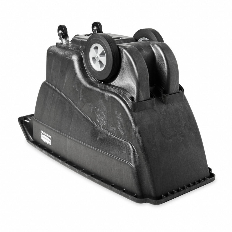 Rubbermaid Black, Low-Maintenance Plastic Tilt Truck, 20.2 cu ft, 1,000 lb Load Capacity - FG101300BLA