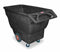 Rubbermaid Black, Low-Maintenance Plastic Tilt Truck, 20.2 cu ft, 1,000 lb Load Capacity - FG101300BLA