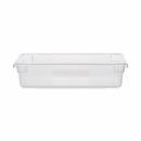 Rubbermaid 26 in" x 18 in" x 6 in" Co-Polyester Food/Tote Box, Clear - FG330800CLR