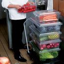 Rubbermaid 26 in" x 18 in" x 6 in" Co-Polyester Food/Tote Box, Clear - FG330800CLR