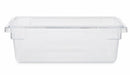 Rubbermaid 18 in" x 12 in" x 6 in" Co-Polyester Food/Tote Box, Clear - FG330900CLR