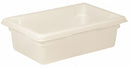 Rubbermaid 18 in" x 12 in" x 6 in" White Polyethylene Food/Tote Box, White - FG350900WHT