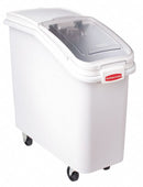 Rubbermaid 29 1/4 in" x 13 1/8 in" x 28 in Mobile Bulk Storage, White - FG360088WHT
