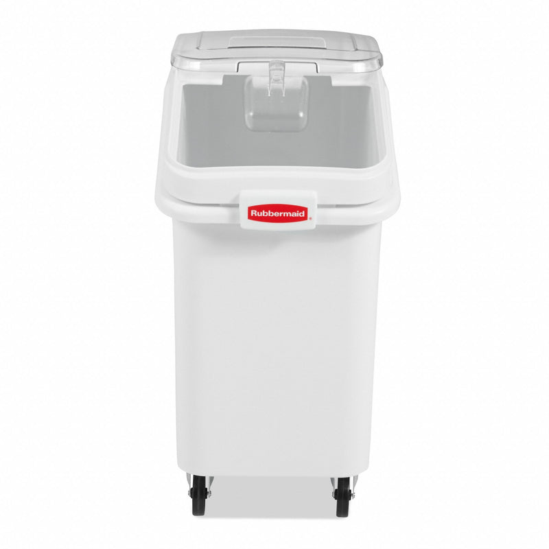 Rubbermaid 29 1/4 in" x 15 1/2 in" x 28 in Mobile Bulk Storage, White - FG360288WHT