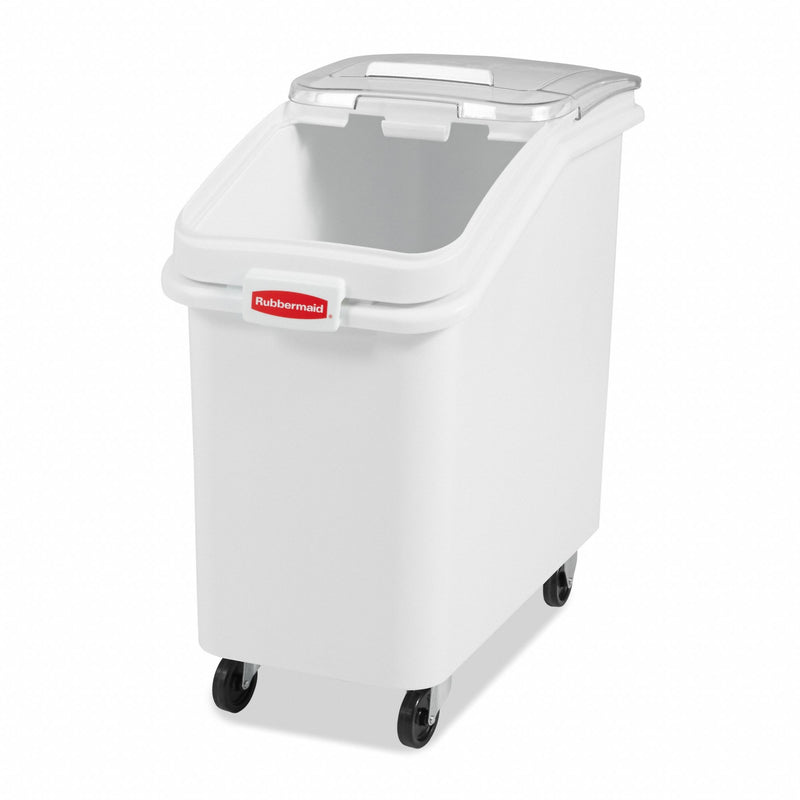 Rubbermaid 29 1/4 in" x 15 1/2 in" x 28 in Mobile Bulk Storage, White - FG360288WHT