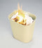 Rubbermaid 10 gal Rectangular Fire-Resistant Wastebasket, Plastic, Beige - FG254400BEIG