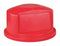 Rubbermaid BRUTE Series, Trash Can Top, Round, Dome with Push Door, 32 gal, Red - FG263788RED