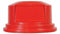 Rubbermaid BRUTE Series, Trash Can Top, Round, Dome with Push Door, 55 gal, Red - FG265788RED
