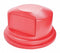 Rubbermaid BRUTE Series, Trash Can Top, Round, Dome with Push Door, 55 gal, Red - FG265788RED