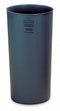 Rubbermaid 22 gal Round Rigid Liner, Plastic, Gray - FG355200GRAY