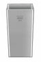 Rubbermaid 24 1/2 gal Square Rigid Liner, Plastic, Gray - FG356600GRAY