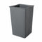 Rubbermaid 35 1/2 gal Square Rigid Liner, Plastic, Gray - FG356700GRAY