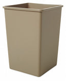 Rubbermaid FG395800BEIG - Trash Can Square 35 gal. Beige