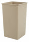 Rubbermaid FG395900BEIG - Trash Can Square 50 gal. Beige