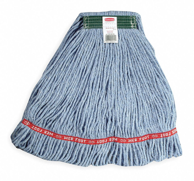 Rubbermaid Side Gate Synthetic String Wet Mop Head, Blue - FGA11206BL00
