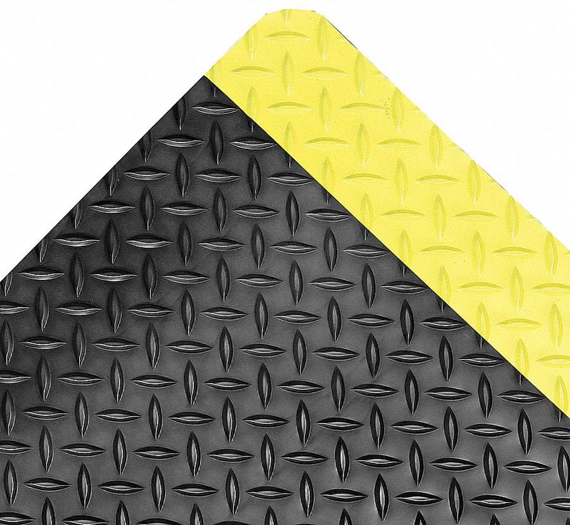 Notrax 975S0023BY - Antifatigue Mat Black YllwBrdr 2ft.x3ft.