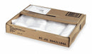 AbilityOne Trash Bag, 37 gal., LLDPE, Flat Pack, Clear, PK 100 - 8105-00-579-8451